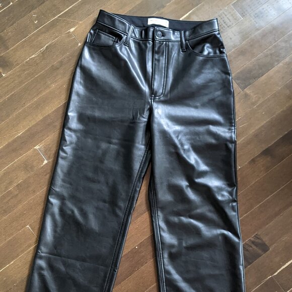 Abercrombie vegan leather pants - The 90s relaxed - Picture 1 of 3